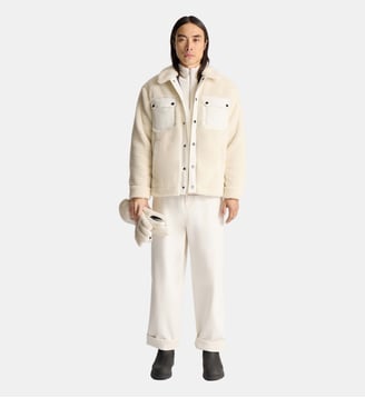 Veste elstran col chemise coupe regular - Fusalp - Artic wolf