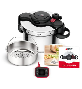 Autocuiseur SEB Clipso Minut Now+ 6L P4900750 - Seb - Acier