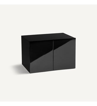 Caisson L60 x P42 cm, MDF laqué - AM.PM - Noir laqué