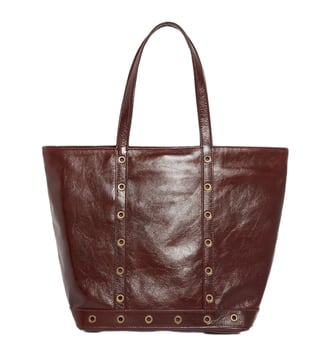 Cabas M en cuir - Vanessa Bruno - Chocolat