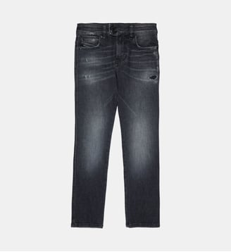 Jeans coupe slim noir - D-Veel - Diesel Kids - Denim noir
