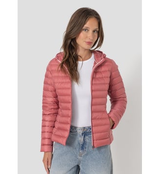 Doudoune légère à capuche Cloe - Jott - Velours rose