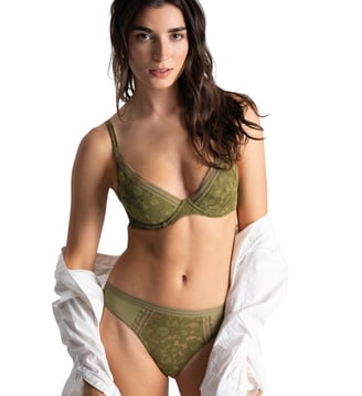 Soutien-gorge plongeant GARDENIA - Passionata - Vert