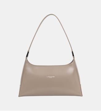 Grand sac rectangle Suave Ace en cuir - Lancaster - Gris