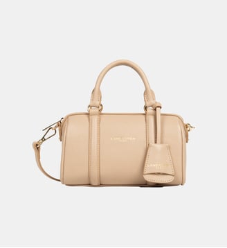 Sac polochon S Milano Ana cuir  - Lancaster - Beige foncé