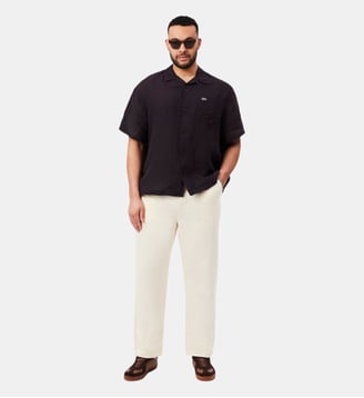 Chino regular fit lin - Lacoste - Beige