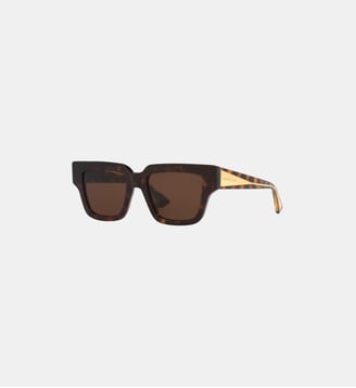Lunettes de soleil Rectangulaire BV1276S - Bottega Veneta - Écaille
