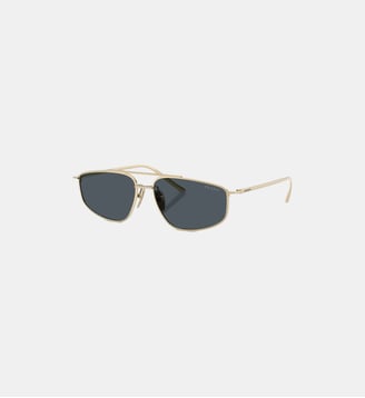 Lunettes de soleil Pillow PR C51S - Prada - Or pale