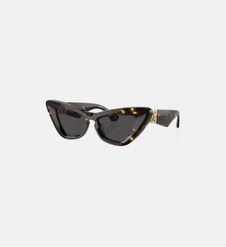 Lunettes de soleil Œil de chat BE4421U - Burberry - Havana foncé