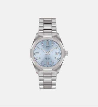 Montre PRC 100 Bleu clair T1518221135100 - Tissot - Argenté