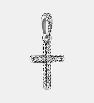Pendentif Croix Scintillante - Pandora - Argenté