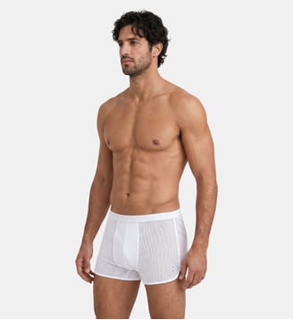 Boxer Marathon en mesh - Ron Dorff - Blanc