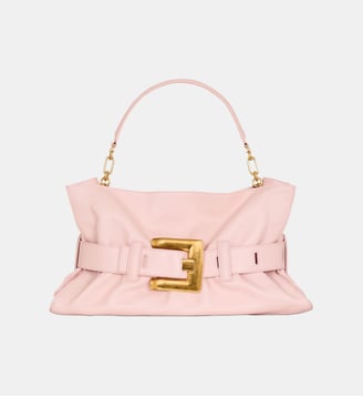 Sac Anthem Medium en cuir lisse - Balmain - Rose