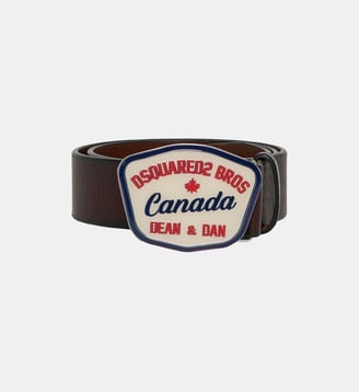 Ceinture avec boucle logotée - Dsquared2 - Brun cacao