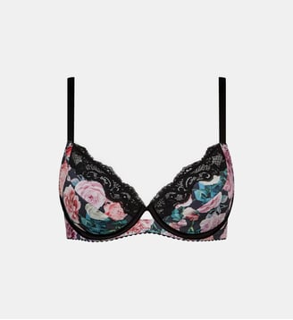 Soutien-gorge emboîtant en dentelle - Chantelle Pulp - Dark bouquet
