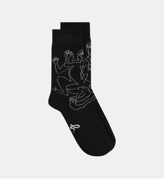 chaussettes en coton - Agnès b. - Noir