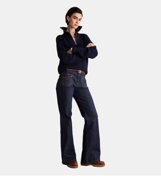 Pull Logan - Ines de la Fressange Paris - Bleu marine