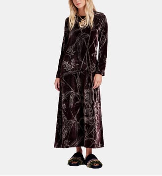 Robe Long Sleeve Swing Bamboo Burgundy - La DoubleJ - Bordeaux