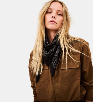 Foulard Fary - Ba&sh - Noir