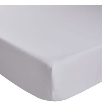 Drap housse Coton Antibactérien - Dodo - Blanc