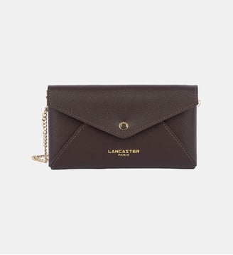 Pochette Sierra PM en cuir - Lancaster - Marron foncé