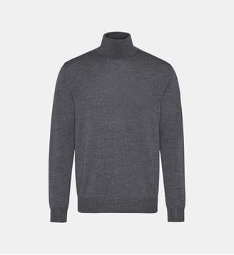 Pull col roulé regular Francis - Digel - Graphite