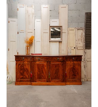 Enfilade en bois massif Margaret N°379- Produit chiné - Debongout - Bois foncé