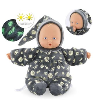 Doudou Babipouce Brille dans la Nuit - Corolle - Multicolore