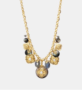 Collier chaîne médaille   - Positano - Satellite - Gris