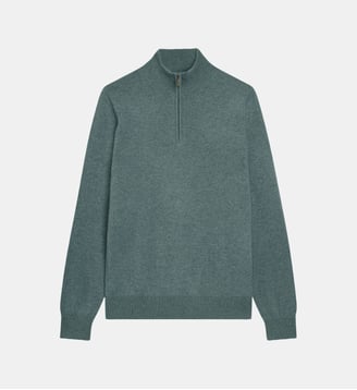 Pull camionneur Côme - Bompard - Bleu granit