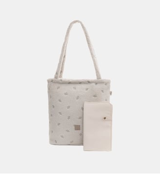 Tote bag à langer - Jollein - Gris