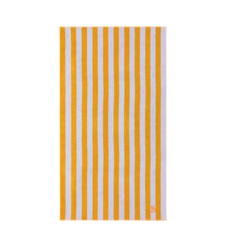 Serviette de plage  en coton - Yves Delorme - Céleste