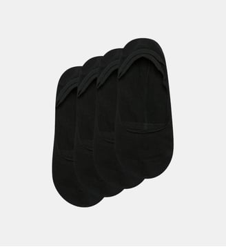 Lot de 2 Paires de Protèges-Pieds Basique Coton - Dim - Noir