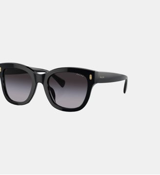 Lunettes de soleil Ovale RA5301U - Polo Ralph Lauren - Noir brillant