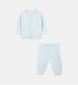 Ensemble long -  laine - Tartine Et Chocolat - Bleu ciel