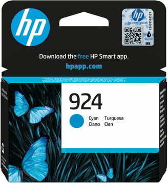 Cartouche d'encre Originale 924 Cyan Standard - 6S8T1AE HP