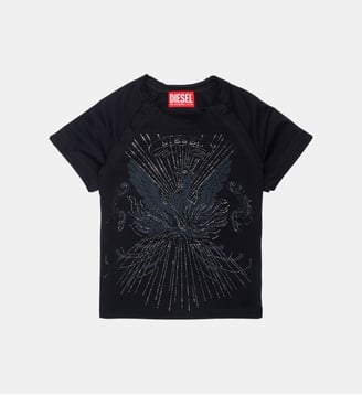 T-shirt avec logo - Diesel Kids - Noir