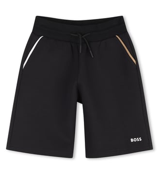 Bermuda siglé - BOSS Kidswear - Black
