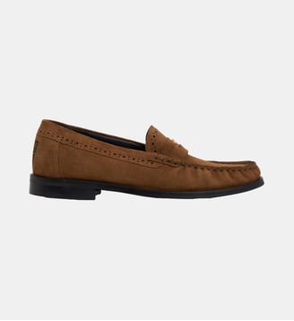 Mocassins en cuir velours - AUGUSTINE - Gerard Darel - Camel