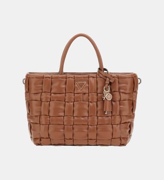 Sac à main Marion tressé - Guess - Marron
