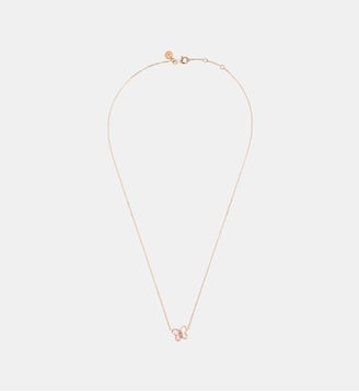 Collier, nacre rose, or rose - Morganne Bello - Or rose