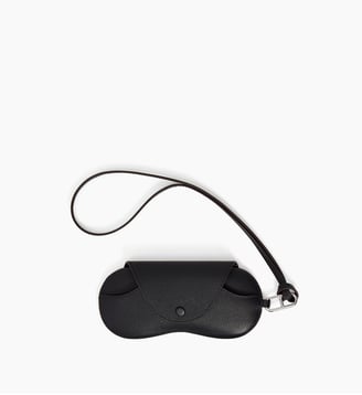 Etui à lunettes charms en cuir grainé - Le Tanneur - Noir