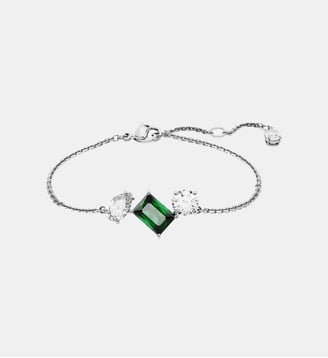 Bracelet Mesmera, Vert, Métal rhodié - Swarovski - Vert