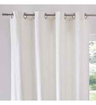 Rideau coton finition oeillets - La Redoute Interieurs - Blanc