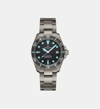 Montre automatique Ds action Noir C0488074408100 - Certina - Gris