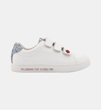 Baskets En Cuir Edith Boys - Bons Baisers - Blanc