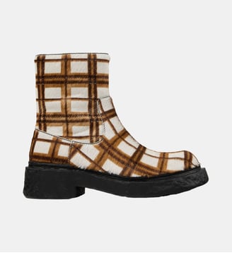Bottes Vamonos cuir - Camperlab - Blanc et bleu
