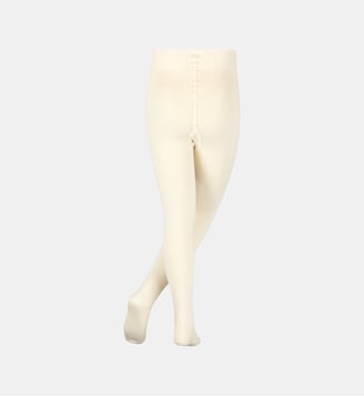 Collant Comfort Wool Laine Vierge Opaque - Falke - Blanc laineux