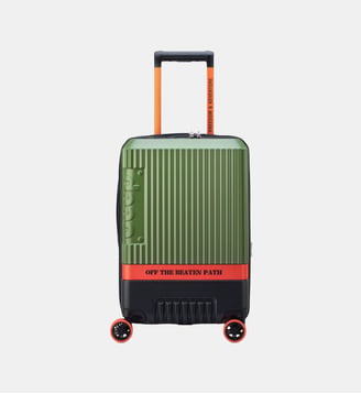 Valise bicolore - Delsey Paris - Bleu vert