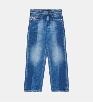 Jean coupe décontractée lavage bleu clair - D-Maki - Diesel Kids - Denim bleu